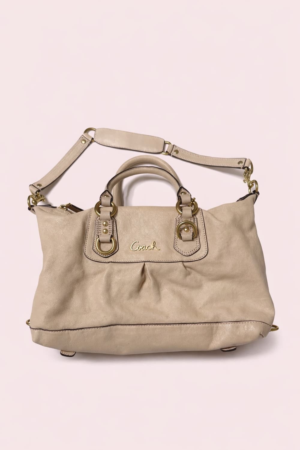 코치 갸루 베이지 숄더백 상품이미지1