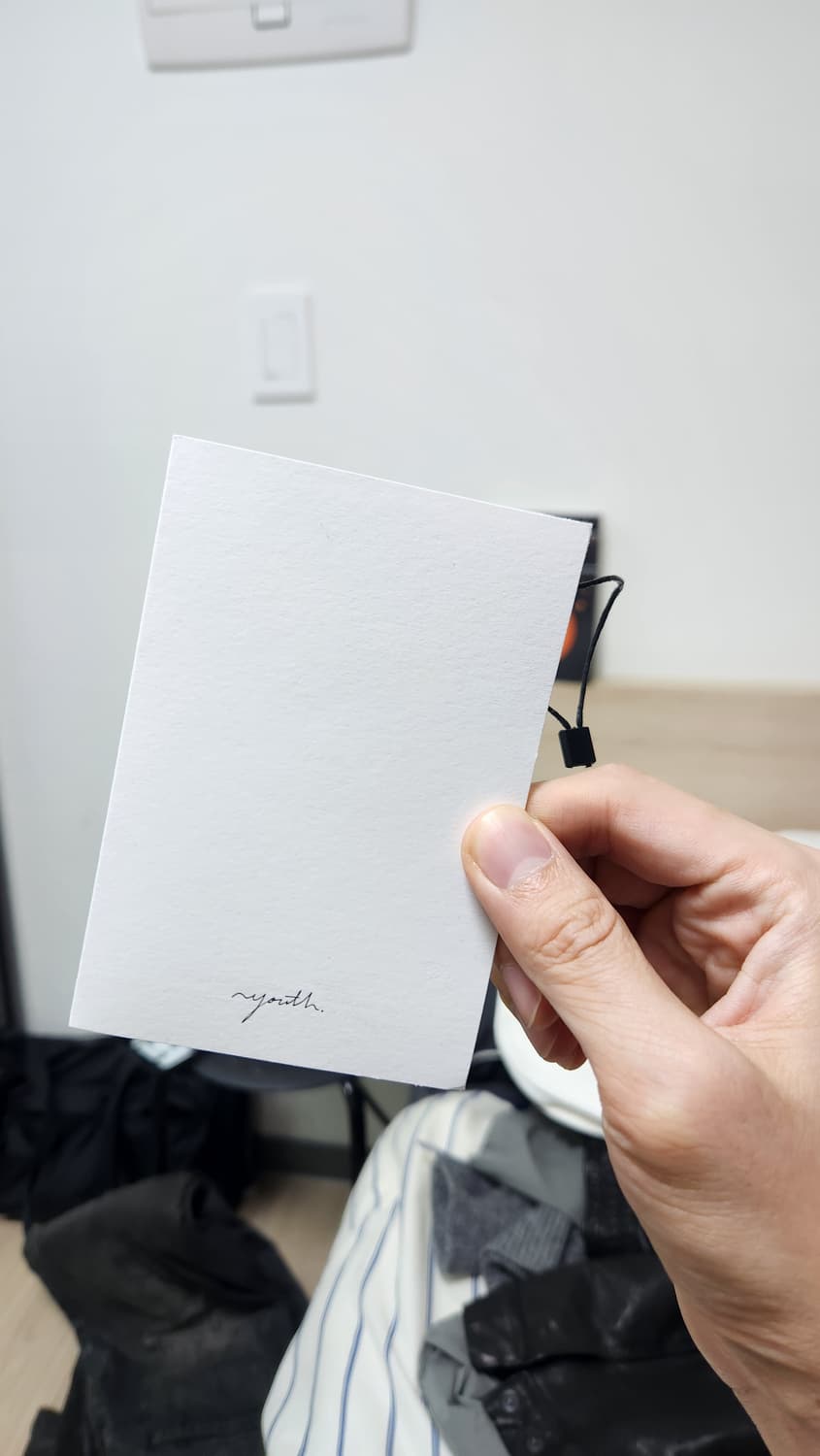 유스 25fw 워시드 레더 블루종 S 상품이미지3