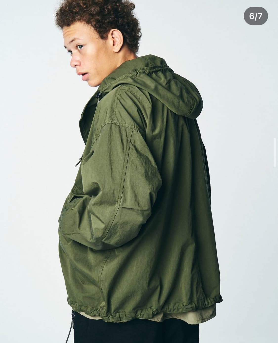 세단올퍼포즈 Nyco Hooded Jacket Xl사이즈 판매 상품이미지4