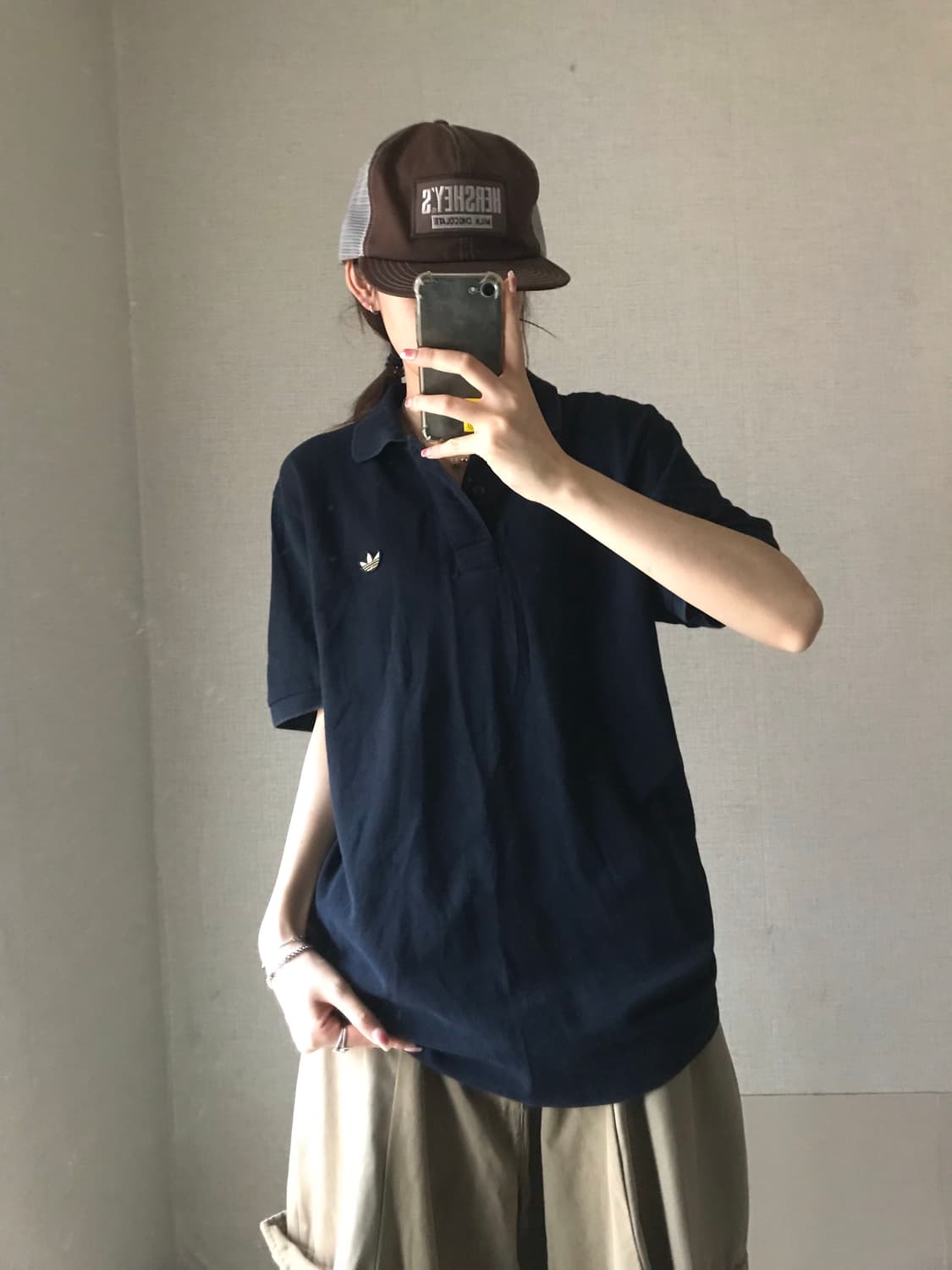 아디다스 블랙 오버핏 반팔pk 상품이미지2