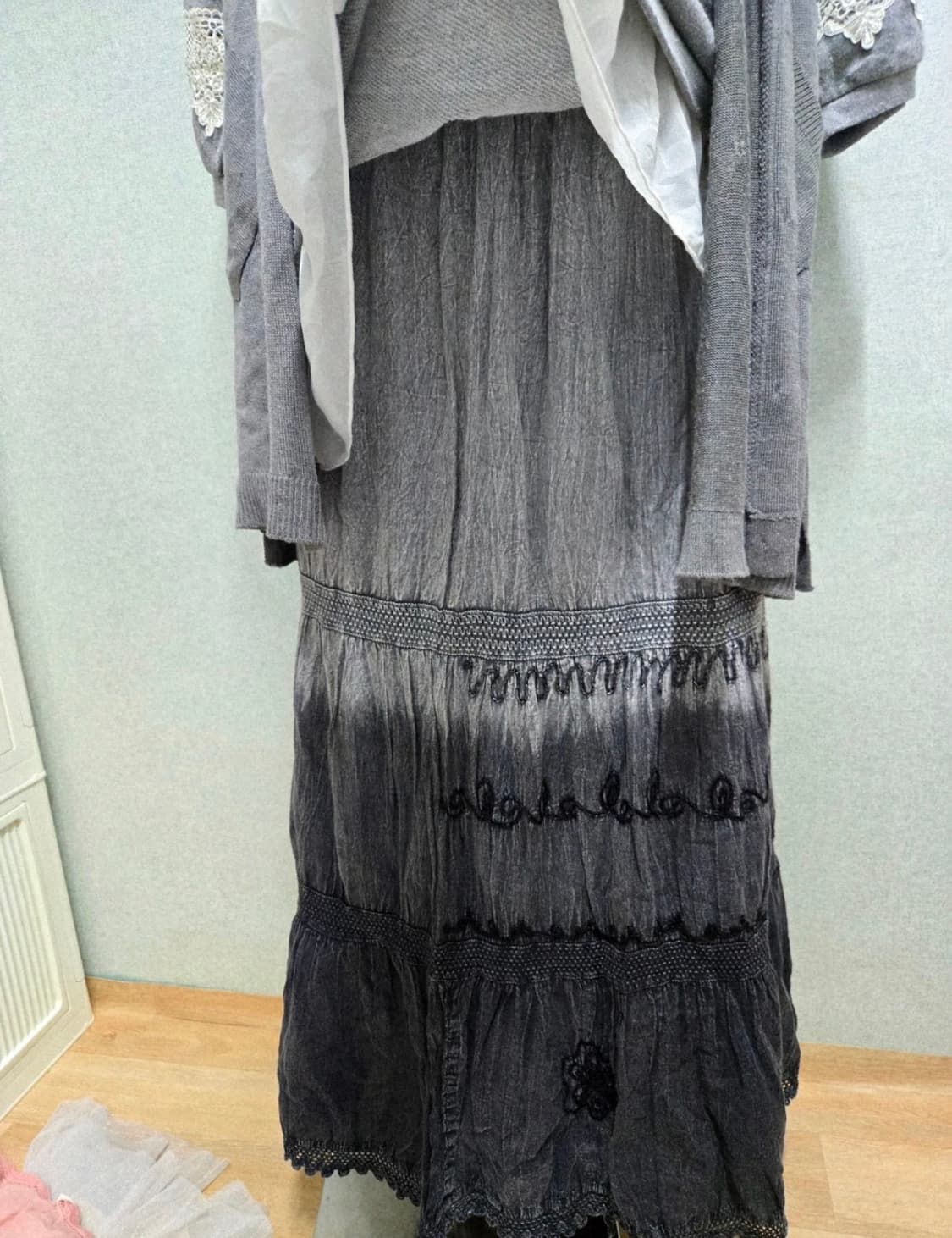 무채색 모리걸 페어리룩 세트 상품이미지3