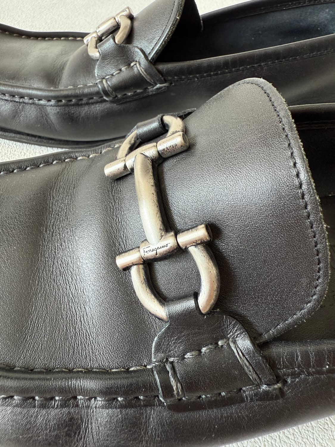 [US7.5]살바토레페라가모(Salvatore Ferragamo)레더로퍼 상품이미지7