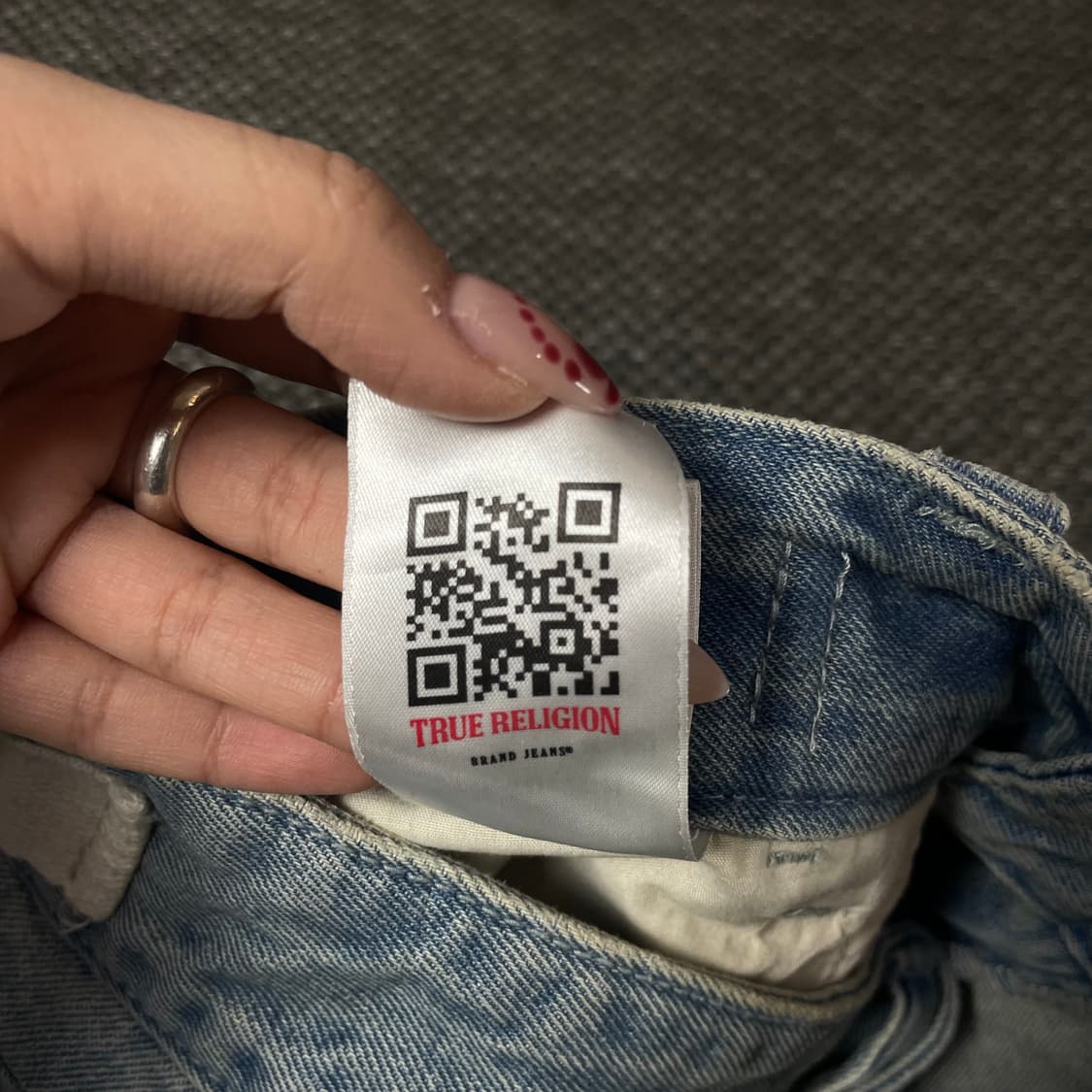 (30) 트루릴리젼 디테일 카고 연청 데님 팬츠 M 상품이미지8