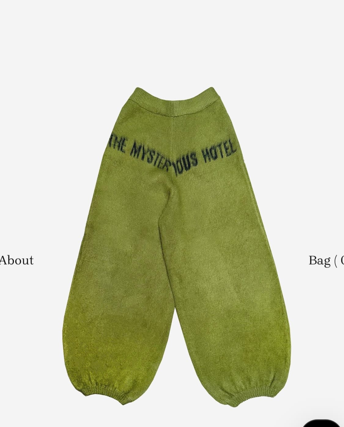 더미스테리어스호텔 니트 팬츠 상품이미지3