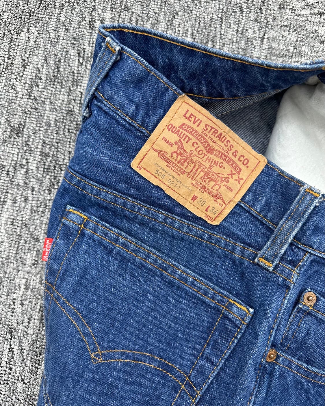 (허단38)80'S 리바이스 USA 505-0217-M1423 상품이미지4