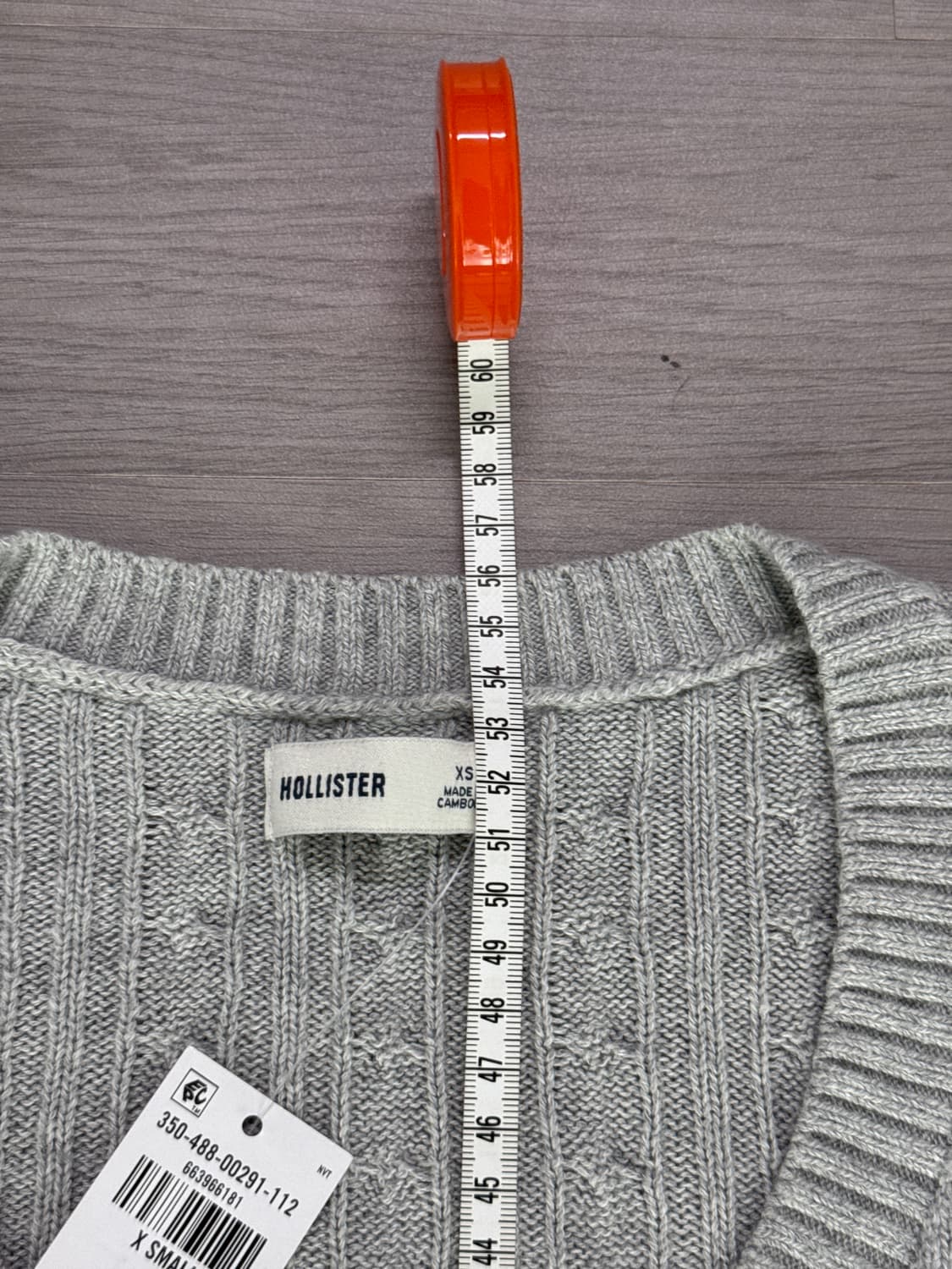 홀리스터 케이블 니트 아이콘 브이넥 스웨터 상품이미지3