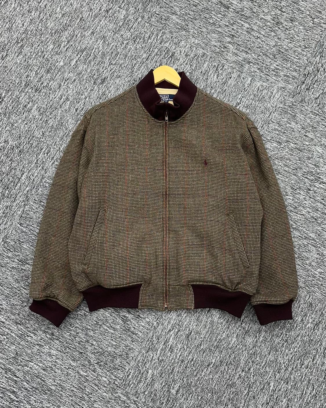 (100)90'S 폴로 헤링본 블루종-M1239 상품이미지1