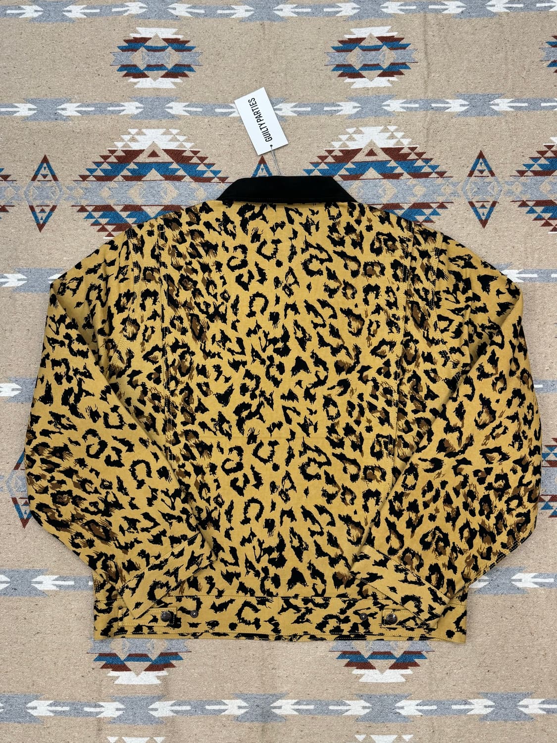 [M][100] 와코마리아 x 디키즈 워크 자켓 레오파드  상품이미지5