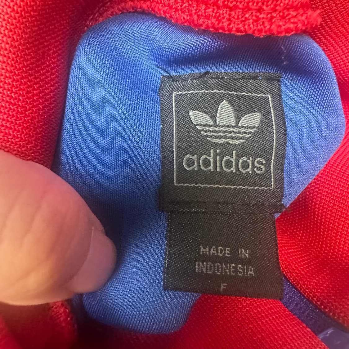 아디다스 빈티지 피파월드컵 프랑스블루트랙탑져지 S 상품이미지4