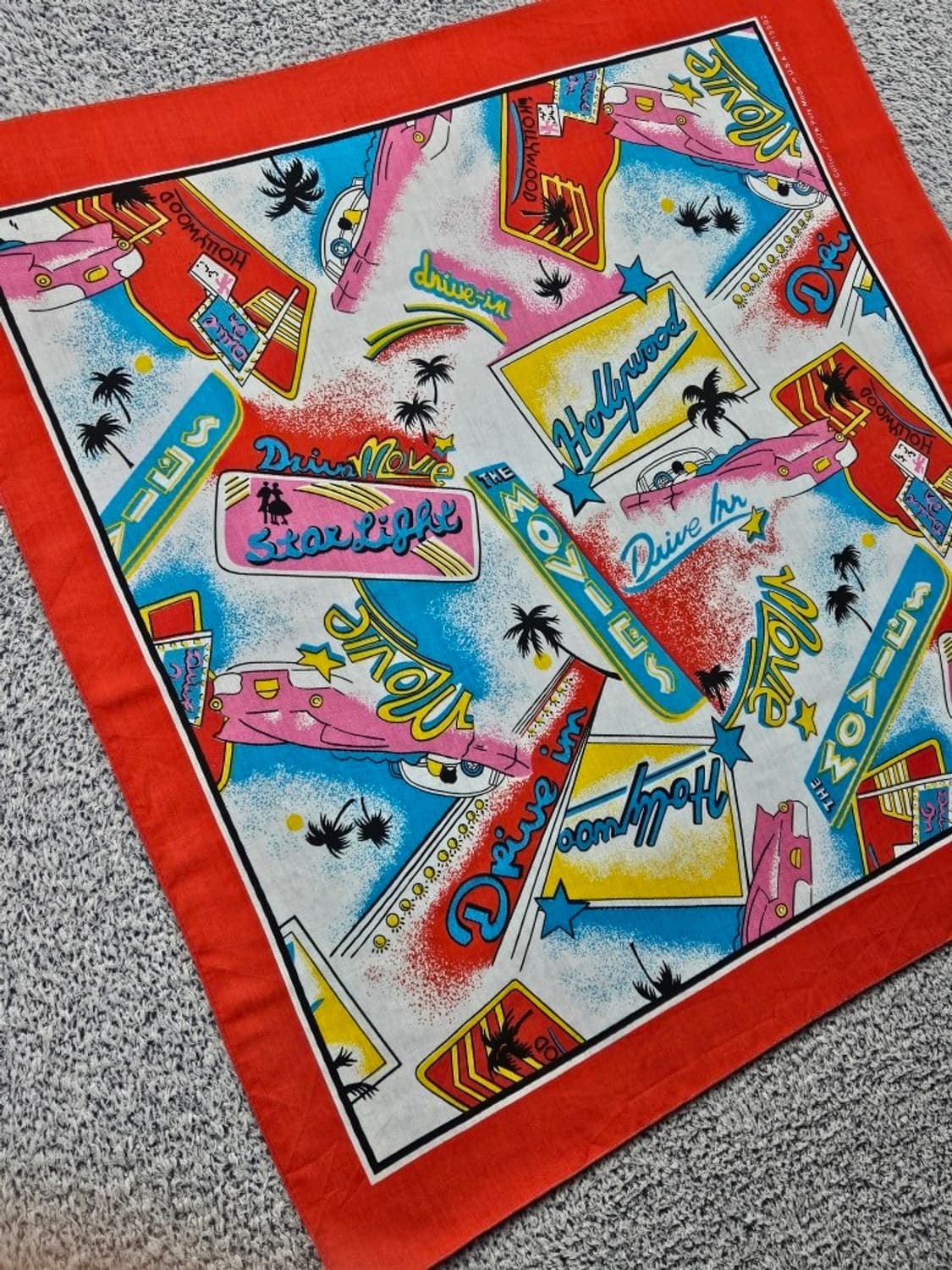 USA 할리우드 스타 드라이브 반다나 ( 56X56 )/ 11721 상품이미지2