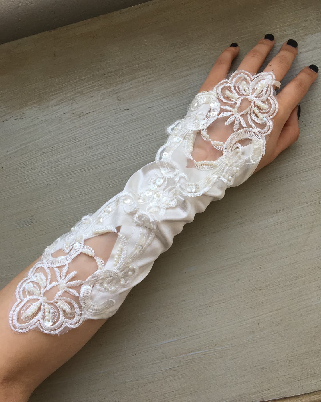  lace trimming hand warmer 상품이미지5