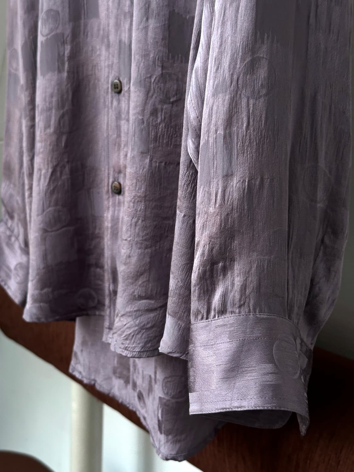 Light silk loose design shirt 상품이미지4
