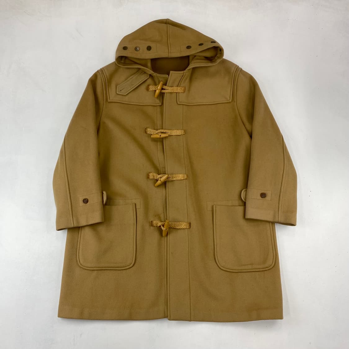 90s 폴로 카멜 모직 더플 코트 (105) 상품이미지1