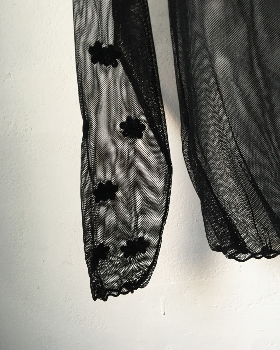 Mesh high neck sleeve 상품이미지2