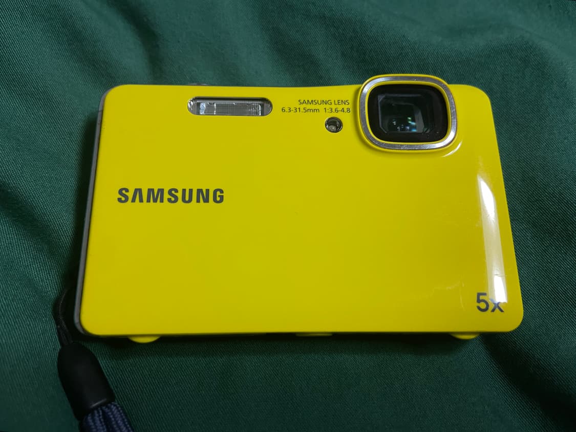 삼성 디카 빈티지 디카 VLUU WP10 방수 디카 옐로우 상품이미지2