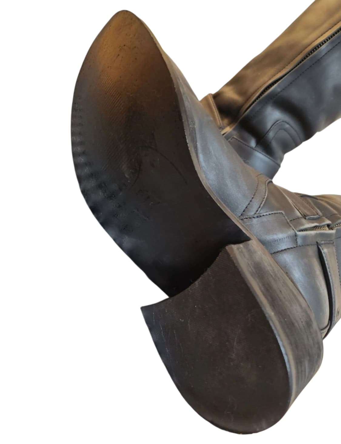 럭키슈에뜨 리얼가죽 롱부츠 블랙 240 상품이미지4