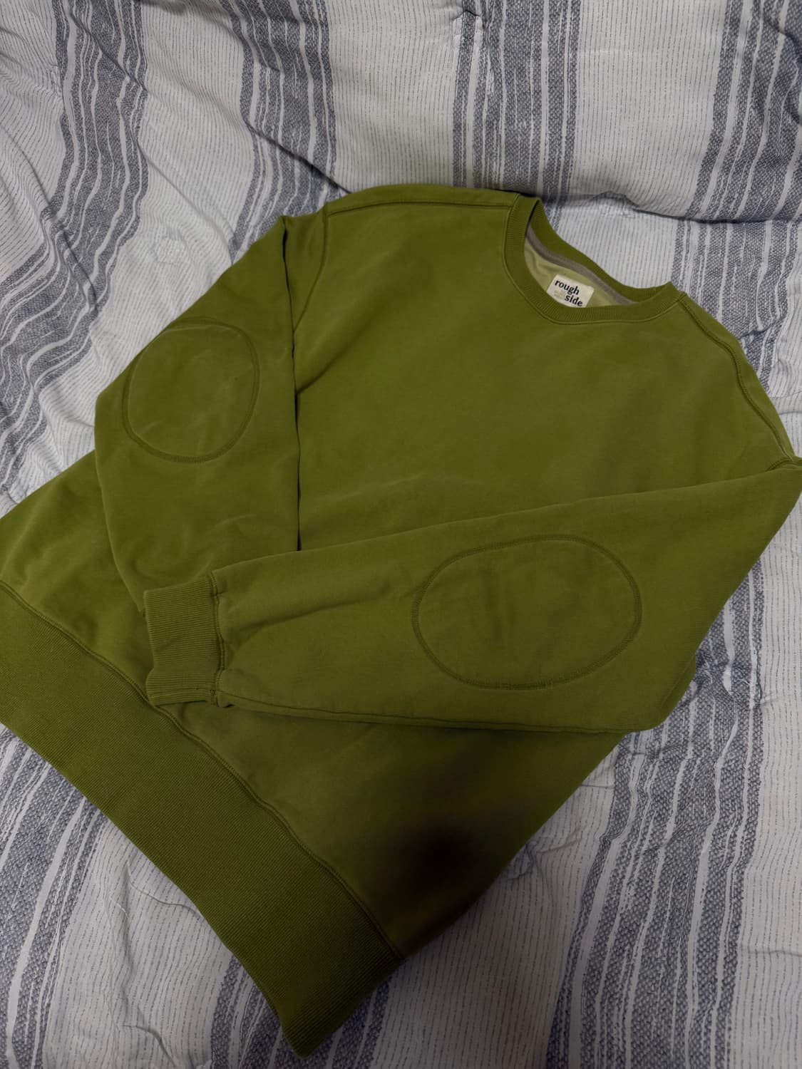 (2) 러프사이드 오버사이즈 스웻 셔츠 아보카도 상품이미지3