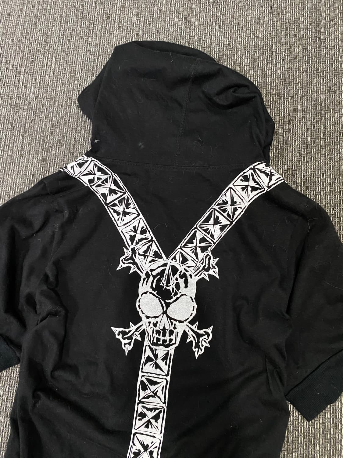 [ALGONQUINS] 스컬 펑크Hoodie 1/2 Tee 상품이미지8