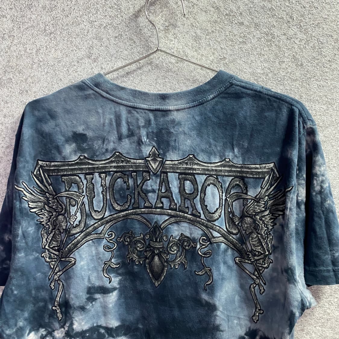 버커루 빈티지 타이다이 워싱 펑크반팔 B4609 상품이미지5