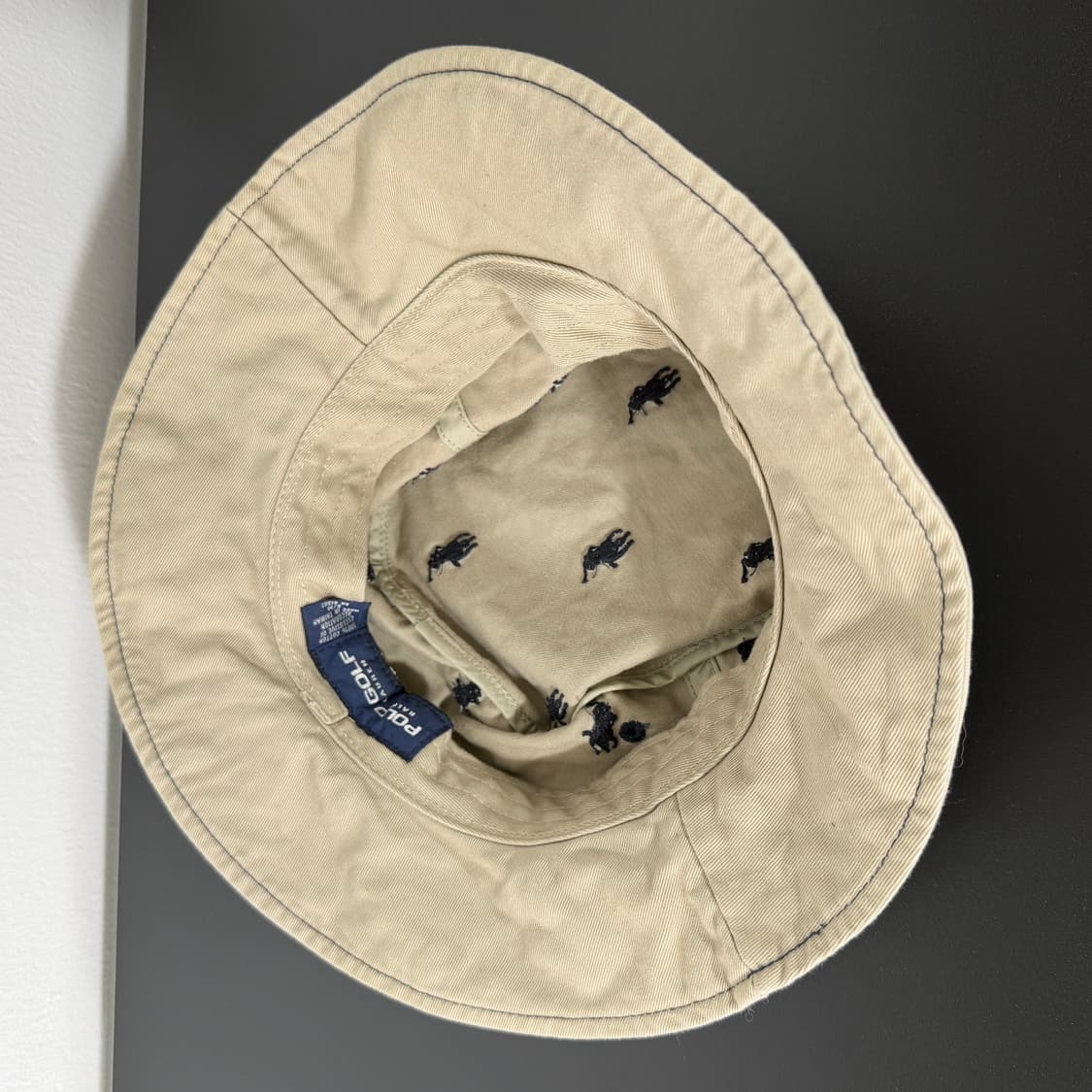 90s 폴로 골프 멀티포니 자수 버킷햇 모자 상품이미지3