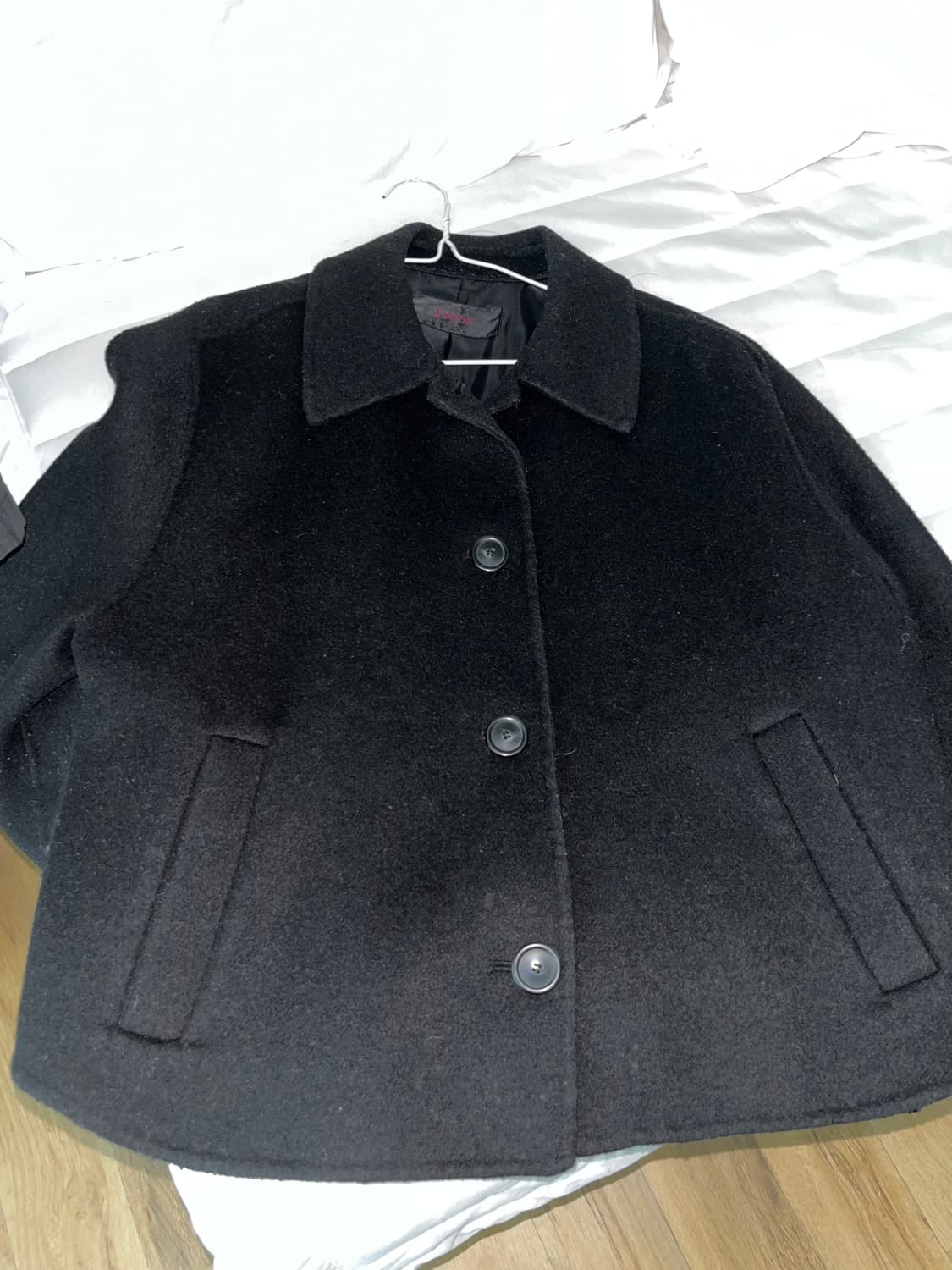 Soup short black coat 상품이미지1