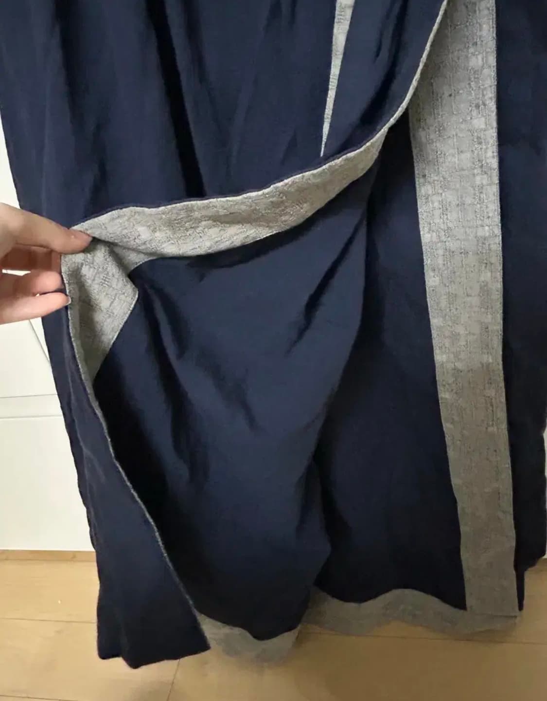 네이비 한복 치마 상품이미지4