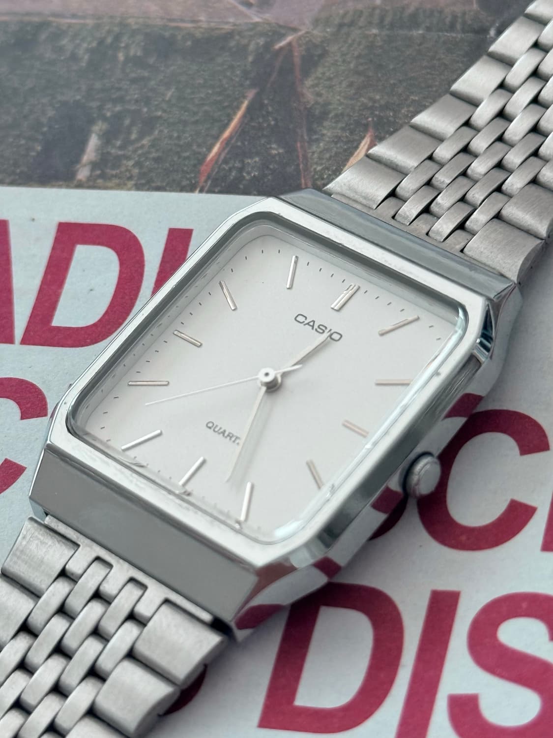 Casio 카시오 쿼츠 스퀘어 1980-1990 상품이미지4
