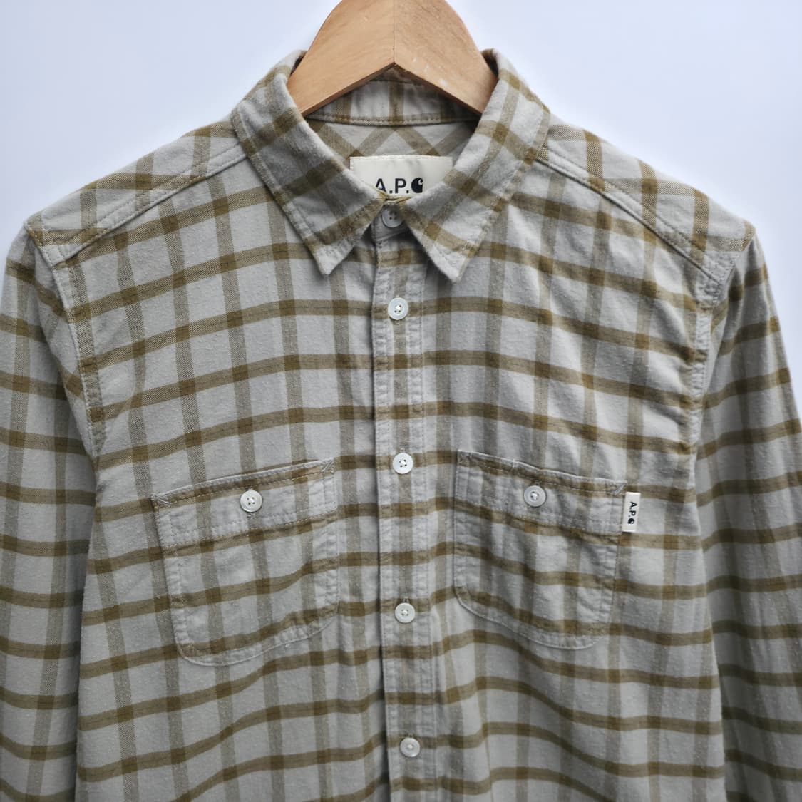 [S] 칼하트 x A.P.C. 체크 셔츠 상품이미지2