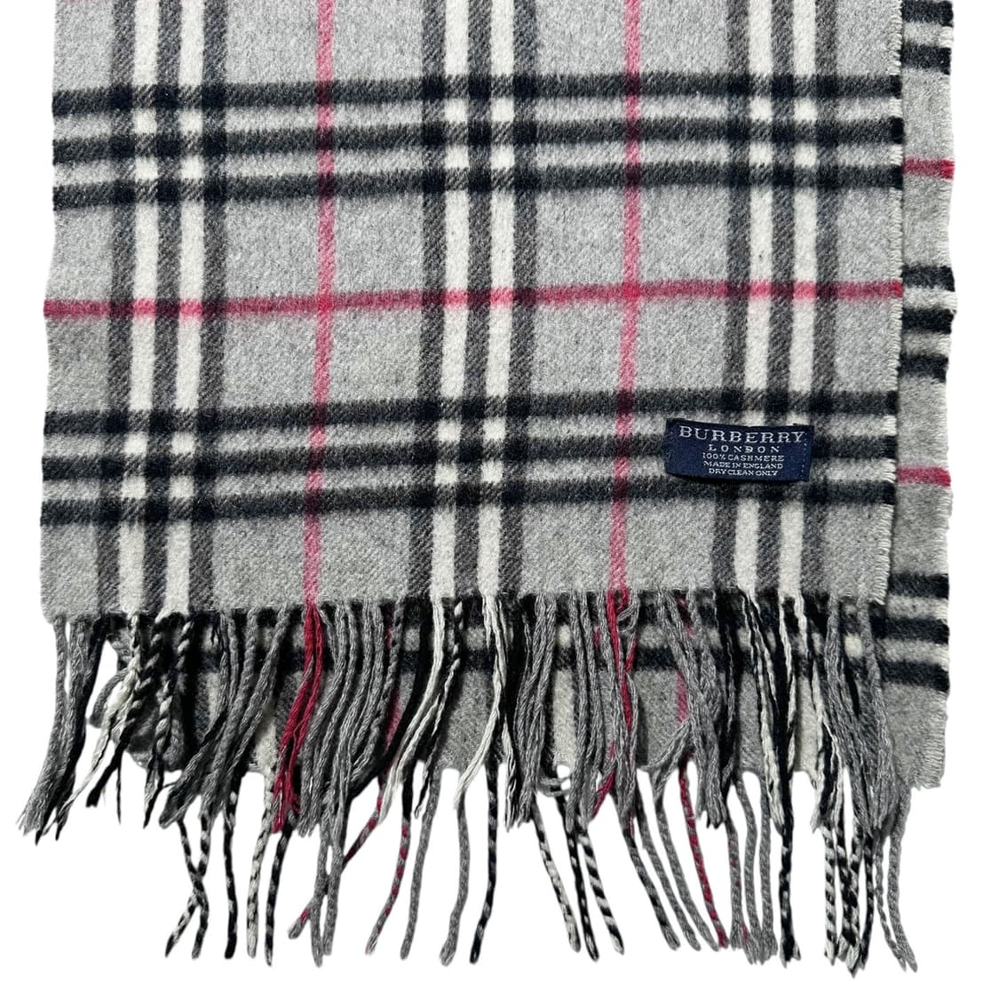버버리 캐시미어 100% 체크 머플러 목도리 상품이미지1