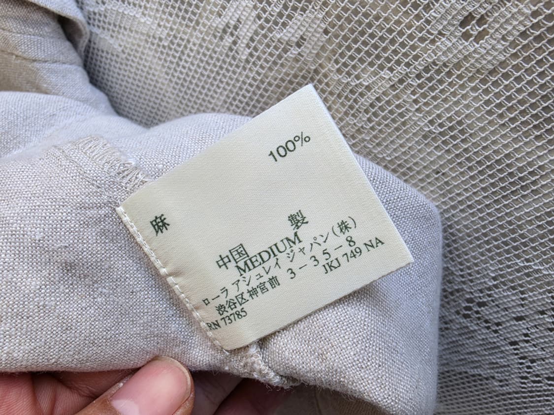 로라애슐리 셔츠형 리넨 자켓 상품이미지7