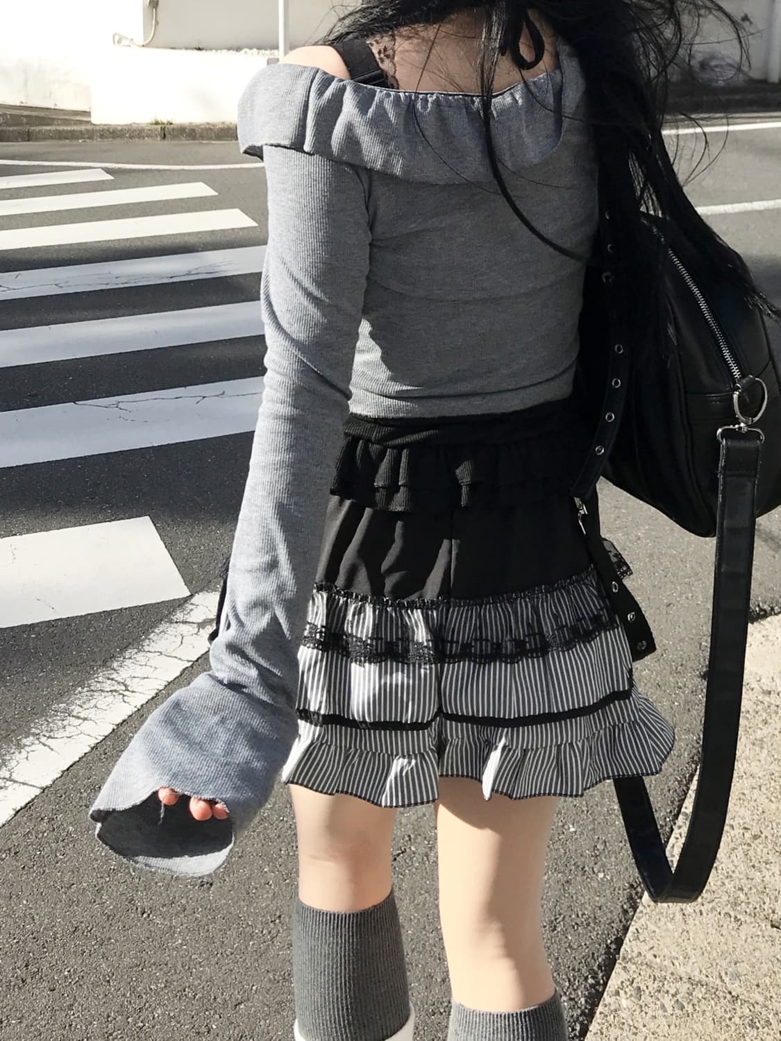 히니츠키 레이스 리본 셋업 투피스 상품이미지4