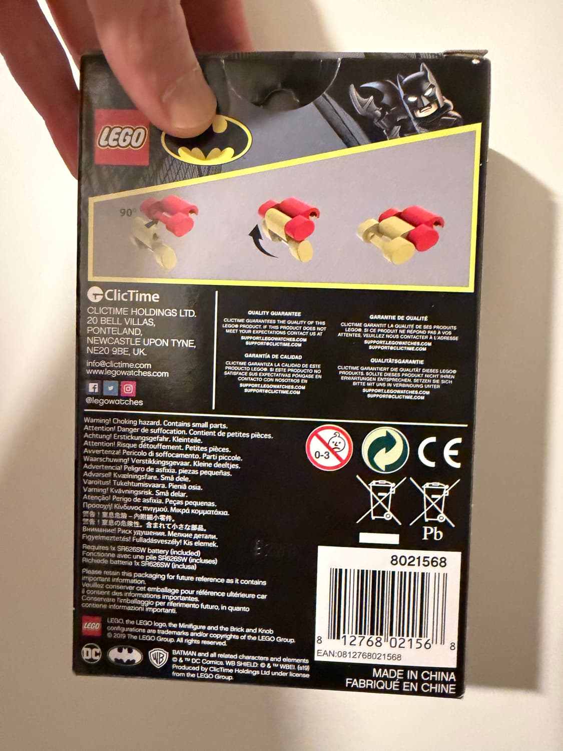 레고 DC 코믹스 배트맨 손목시계 상품이미지3