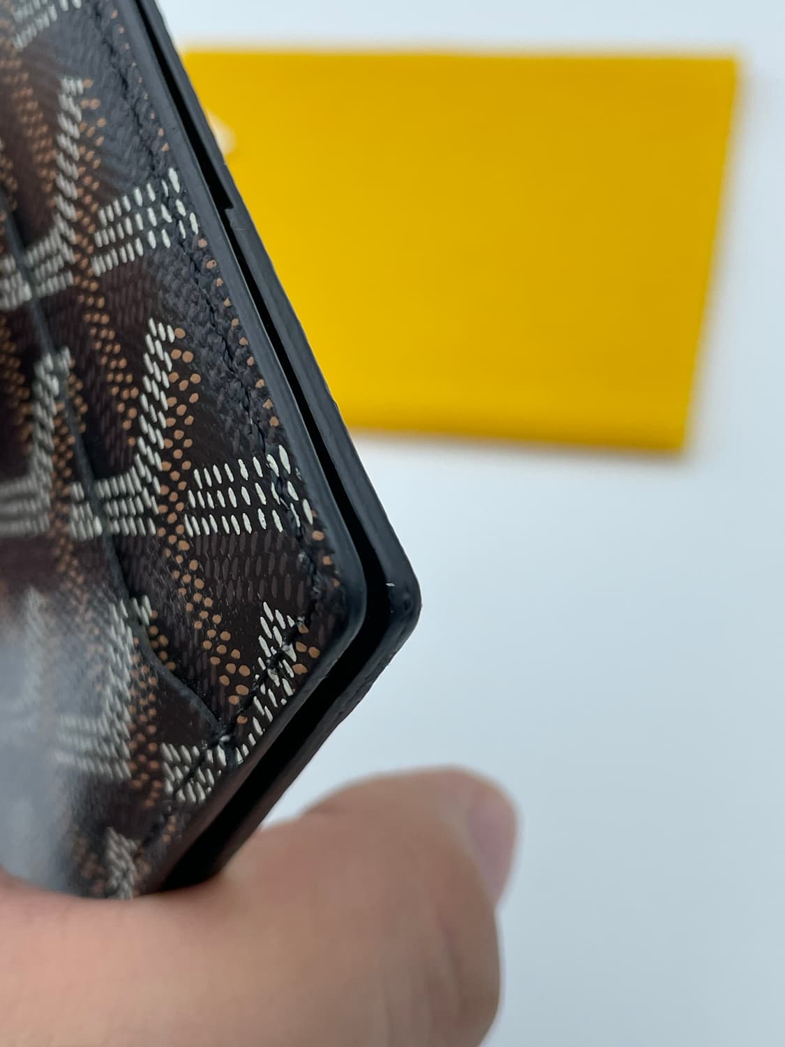 [ 풀구성 / 새상품급 ] 고야드 인서트 카드지갑 블랙 상품이미지8