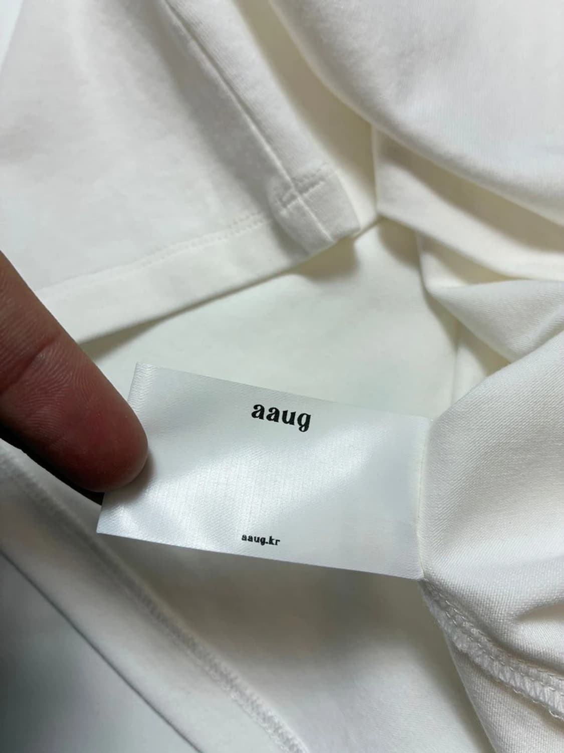 아우그 aaug 웨어러블 크롭 롱 슬리브 PN8481 상품이미지7