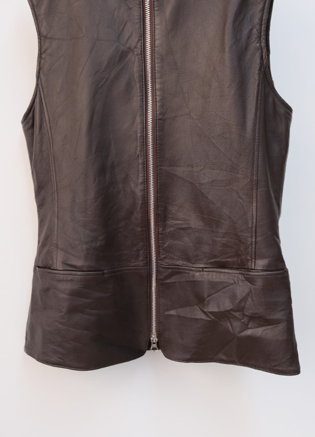 tomorrowland 여성 가죽 베스트 상품이미지5