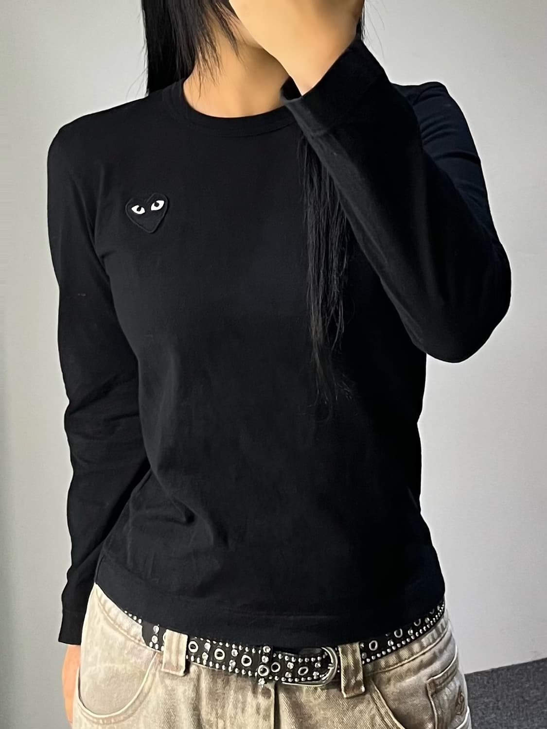 꼼데가르송 플레이 하트 와펜 롱슬리브 상품이미지2