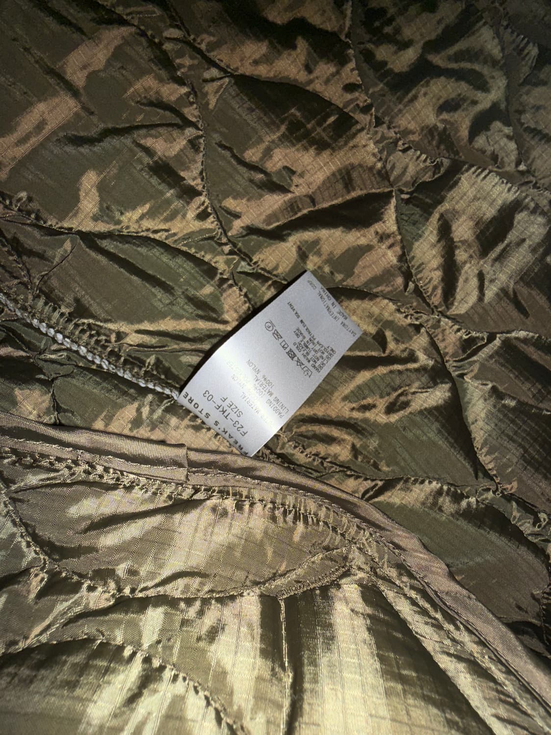 프릭스 스토어 m65 올리브 그린 롱 내피,외피 완제품 프리사이즈 상품이미지7