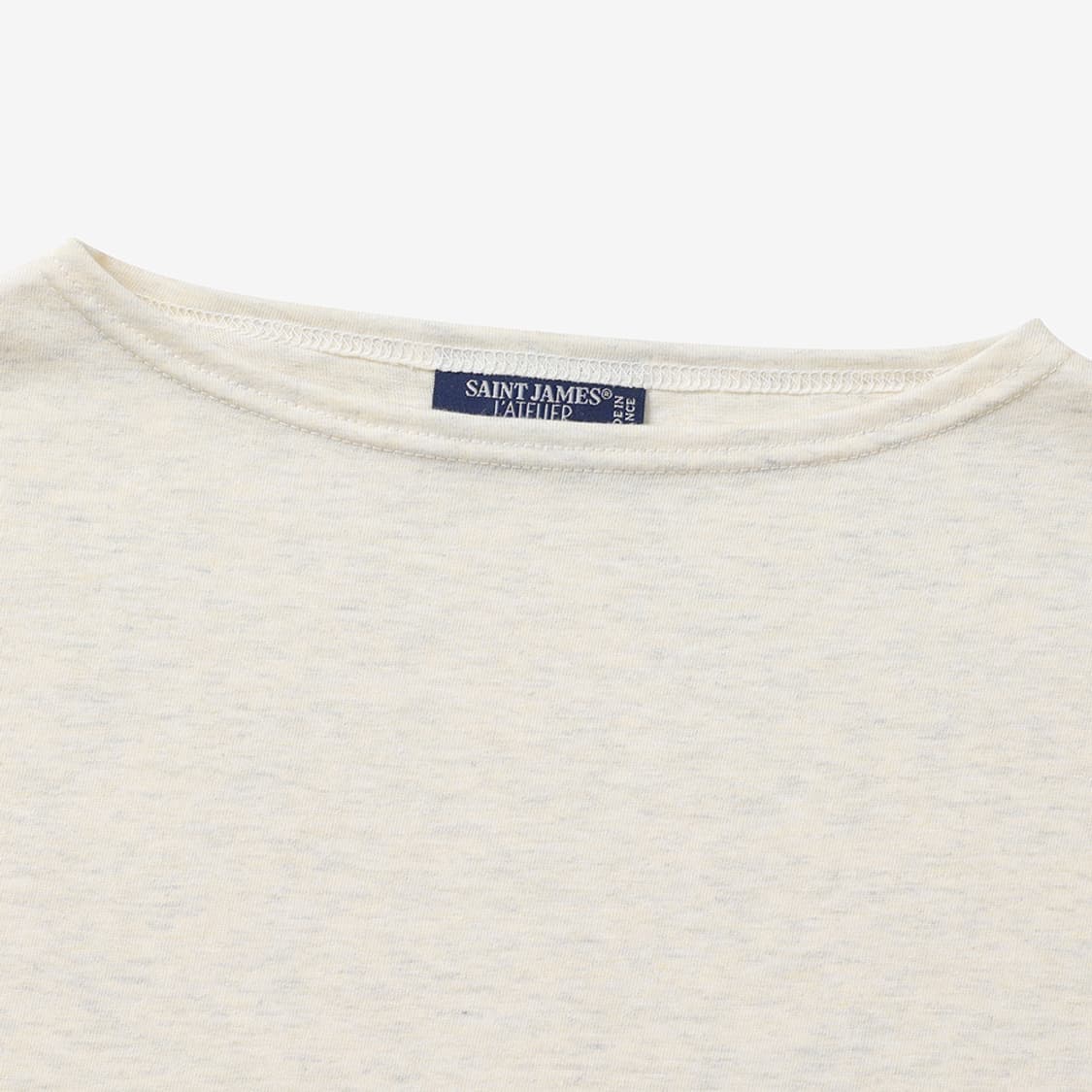 매장판 SAINT JAMES 세인트제임스 솔리드 에크루 티셔츠 T1 상품이미지5