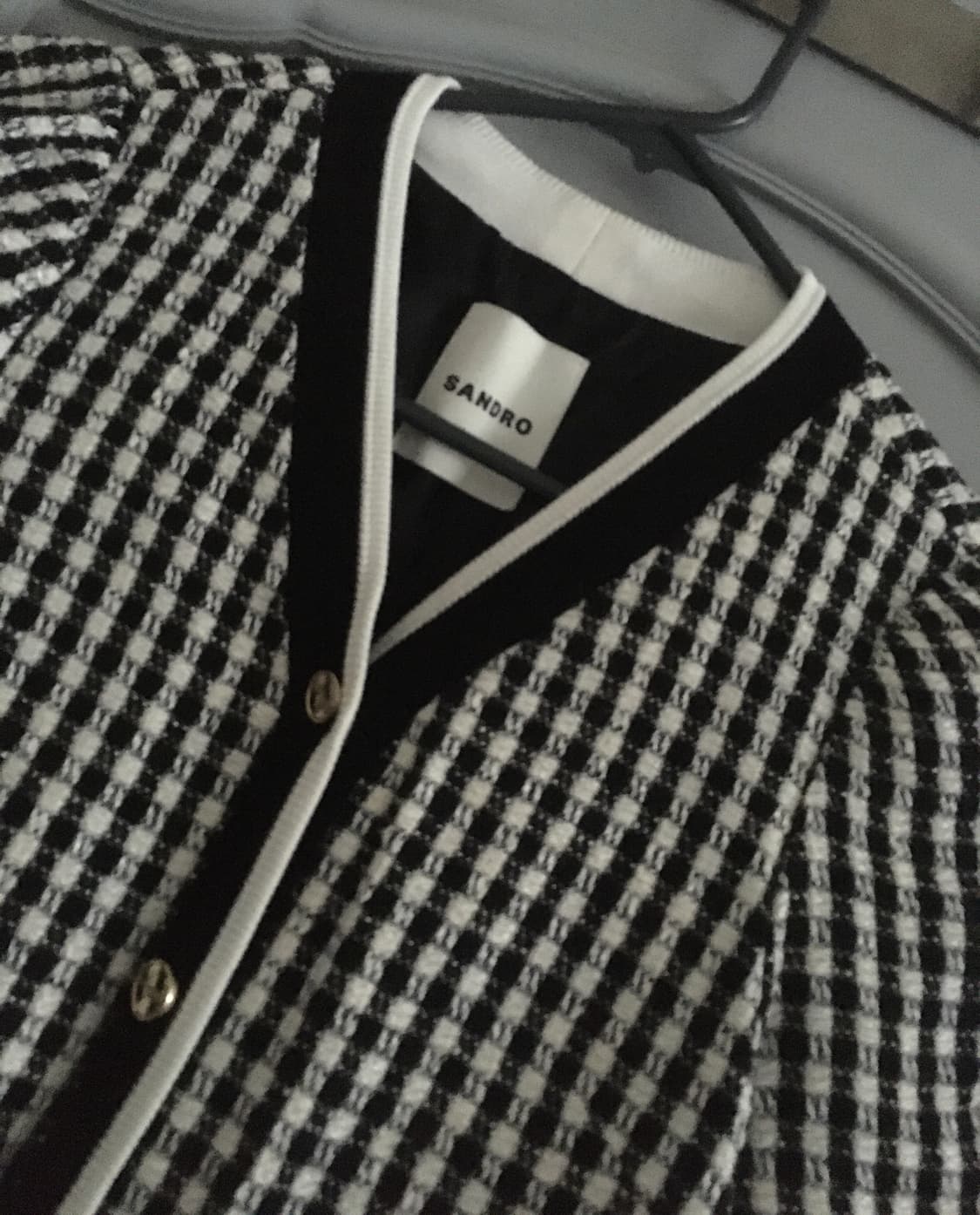 22SS 산드로 크롭 니트 가디건 자켓 상품이미지2