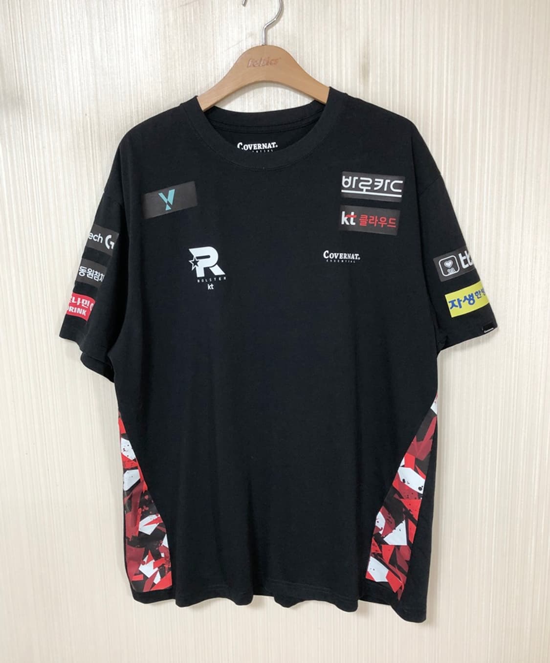 커버낫 KT롤스터 2024시즌 하반기유니폼/티셔츠 XL Spark 상품이미지1