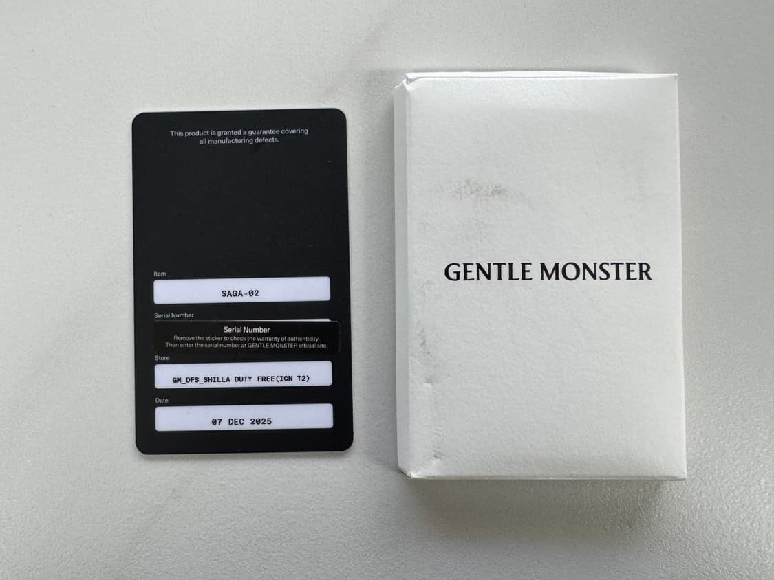 젠틀몬스터 사가02 saga-02 상품이미지3