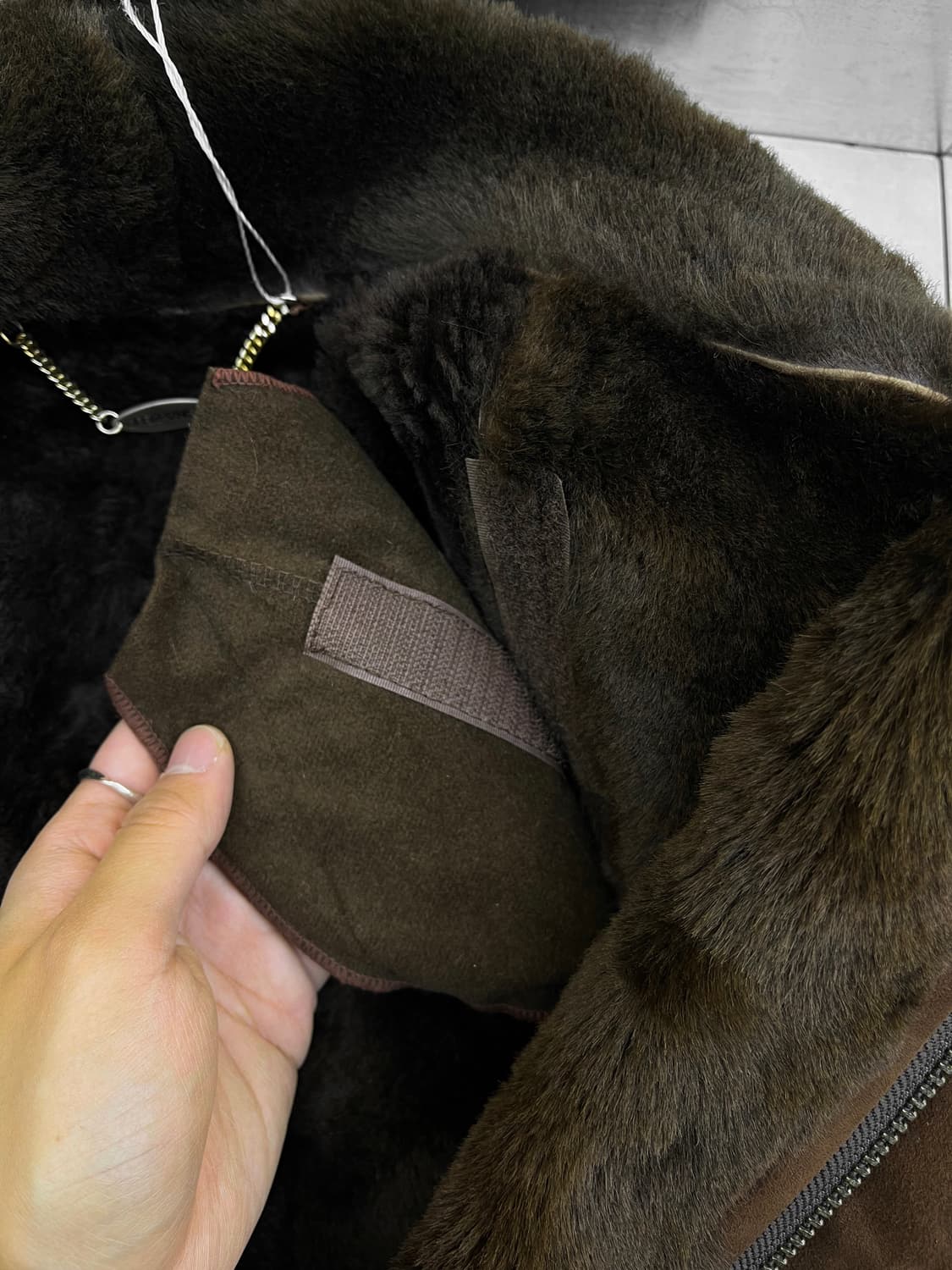 Bona Bell 90‘s 시어링 스웨이드 무스탕 상품이미지7