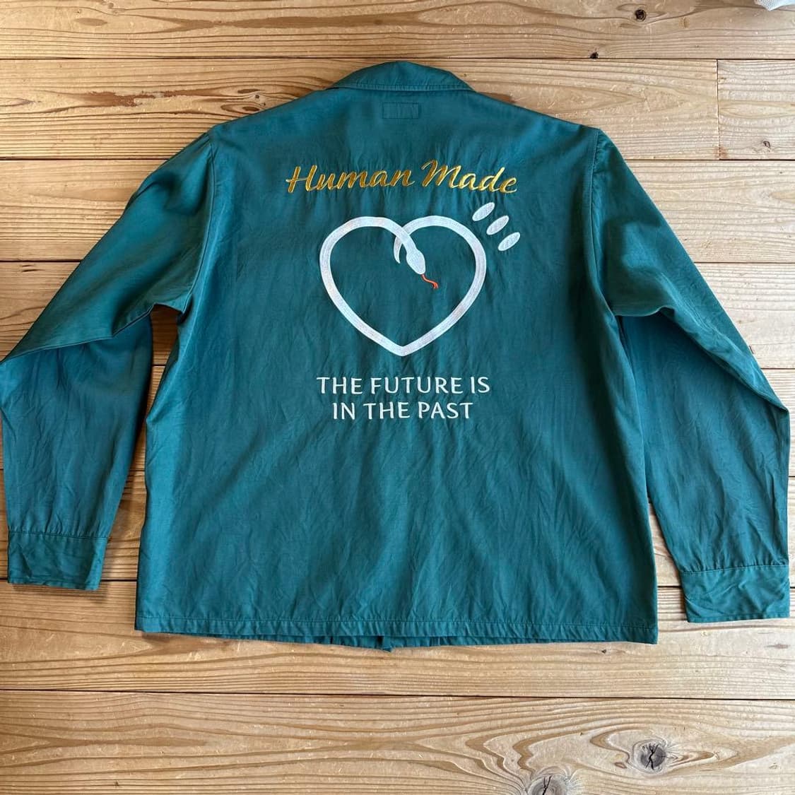 휴먼 메이드 볼링 셔츠 그린 상품이미지7