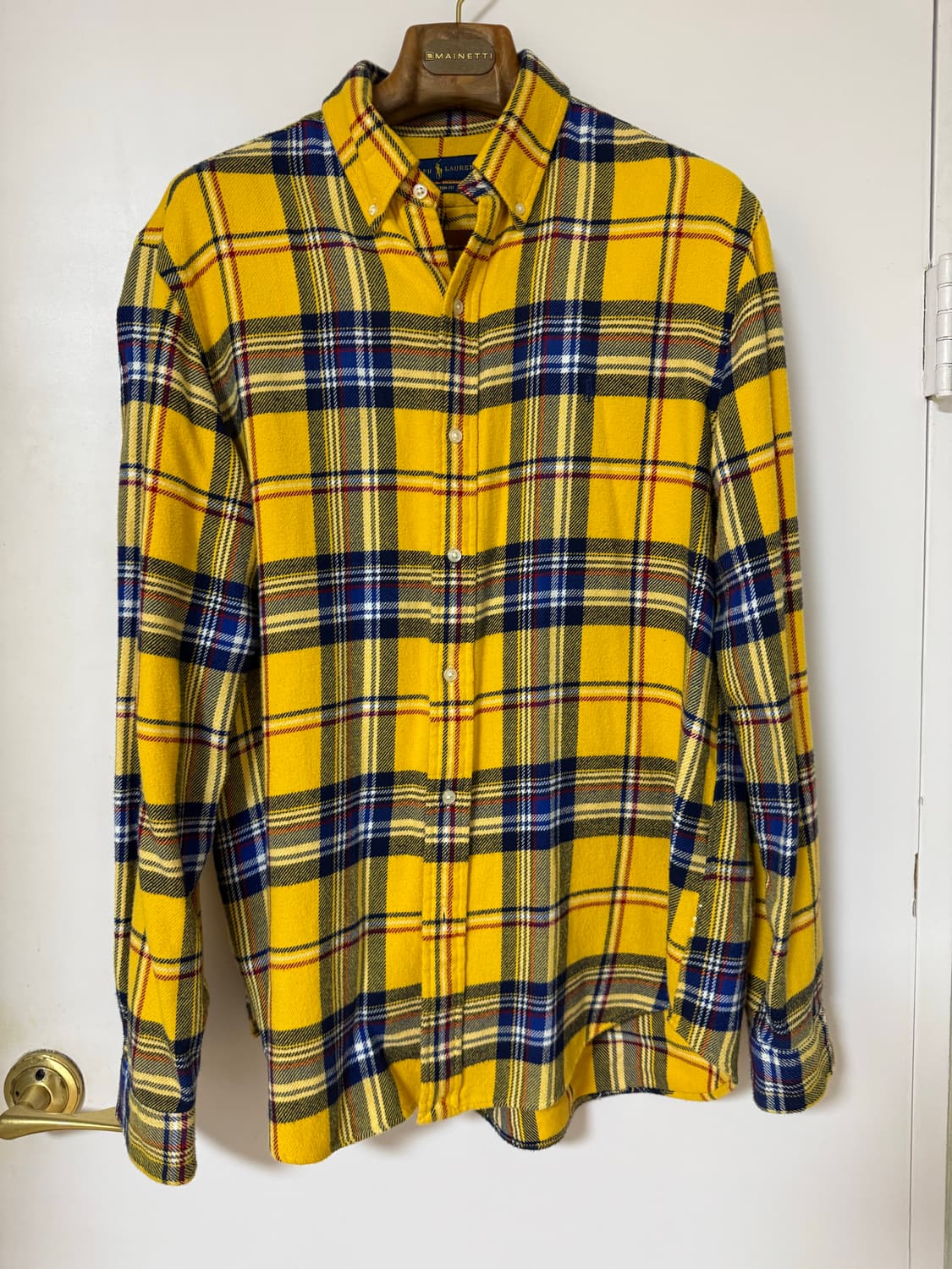 폴로 랄프로렌 플란넬 오버셔츠 L 상품이미지1