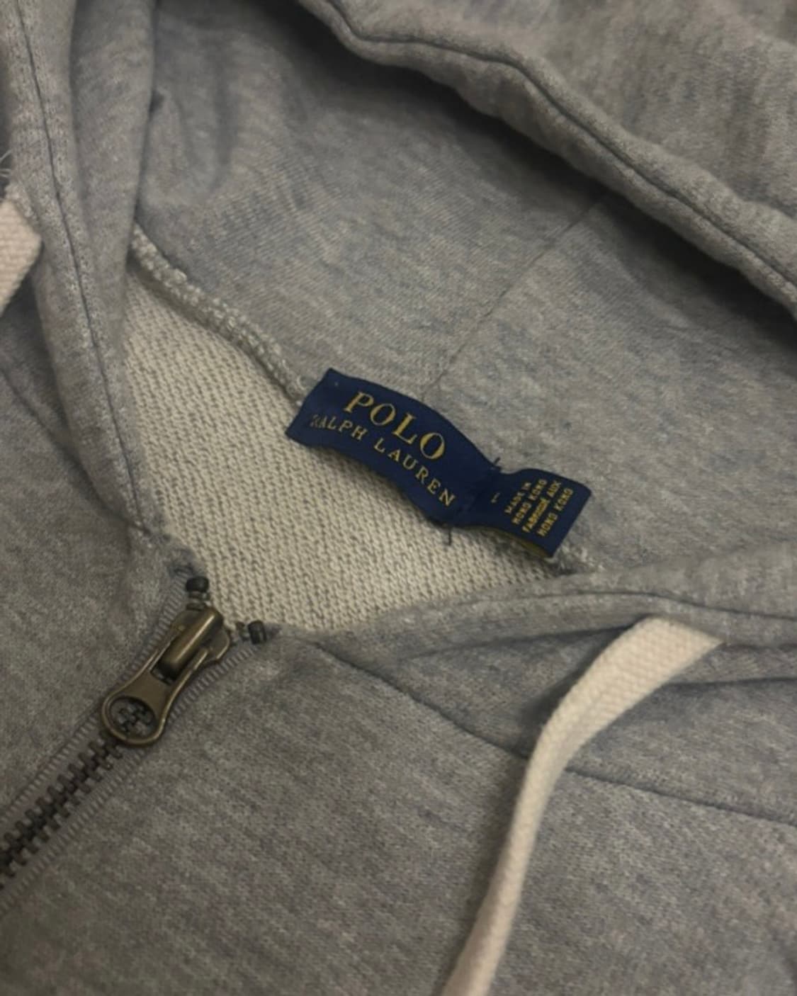폴로 랄프로렌 그레이 후드집업 L 상품이미지2
