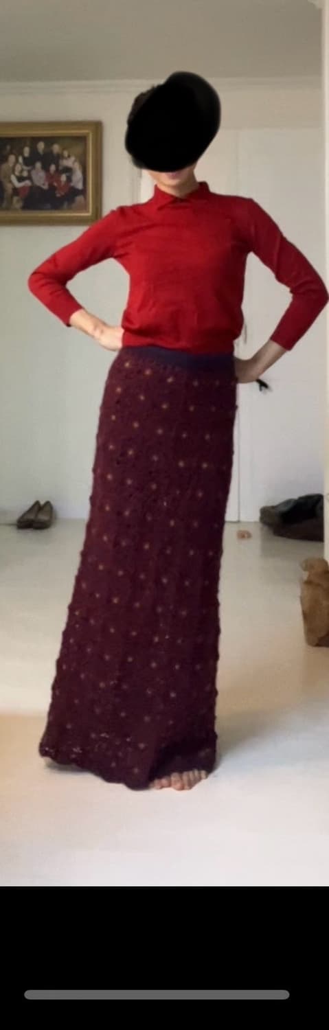 A.O.야츠키오니시 핸드니트 스커트 26,27 상품이미지4