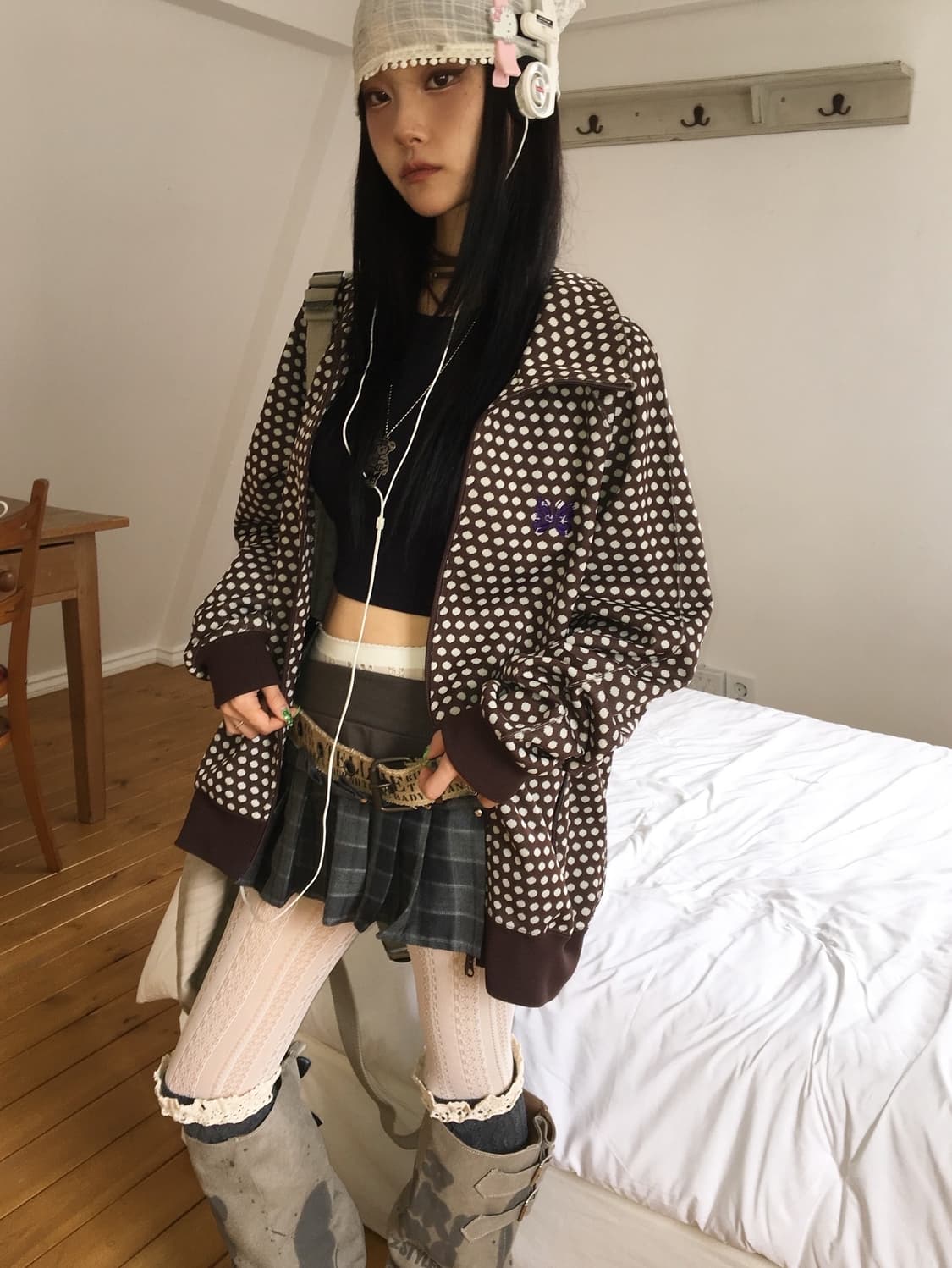 니들스 브라운 도트져지 상품이미지2