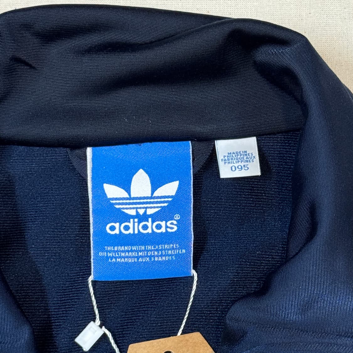 95) 아디다스 파이어버드 삼선 져지 트랙탑 집업 네이비 A3 상품이미지7