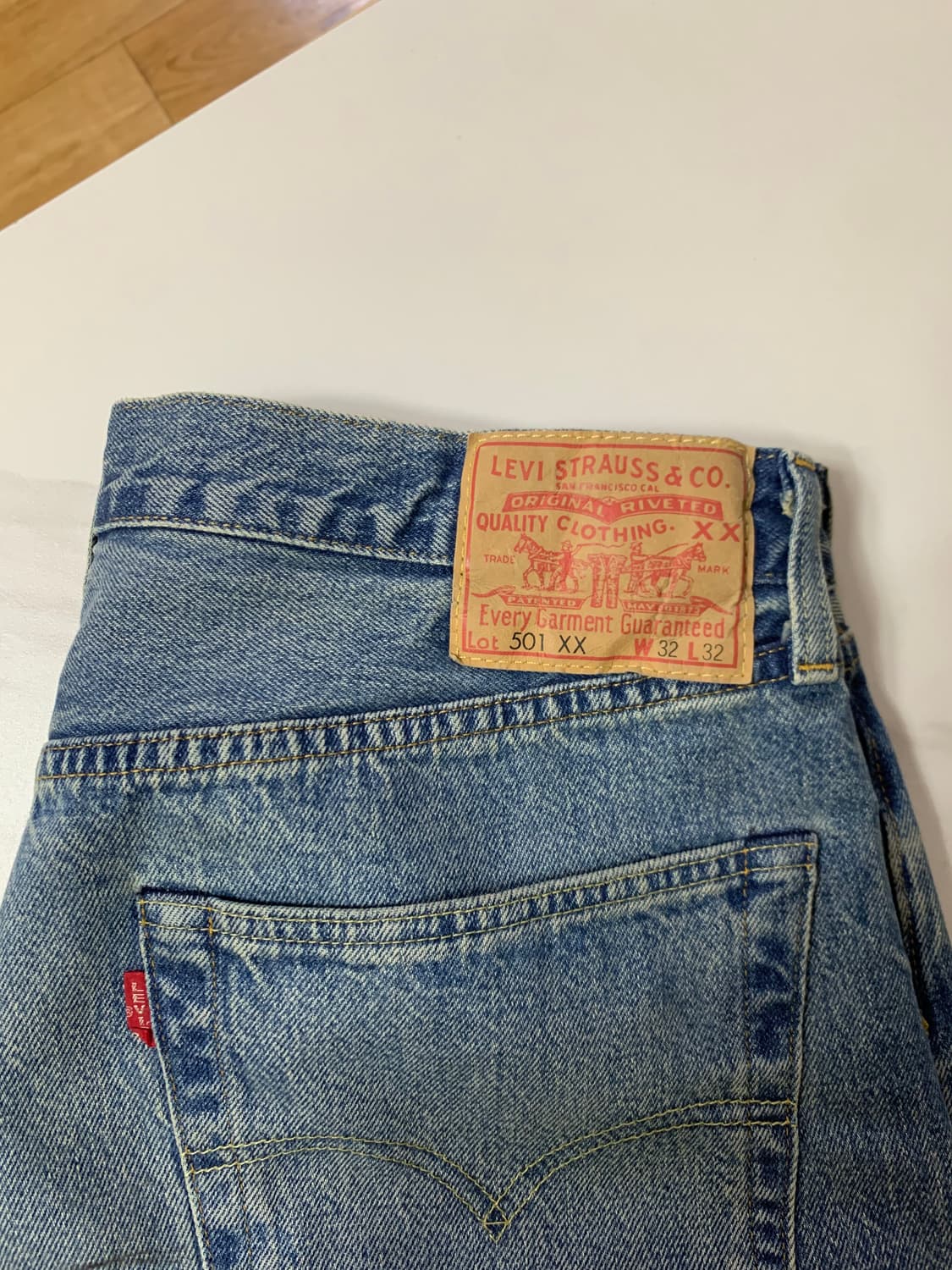 리바이스 LVC 1955 501 블랙잭 32 X 32 상품이미지4