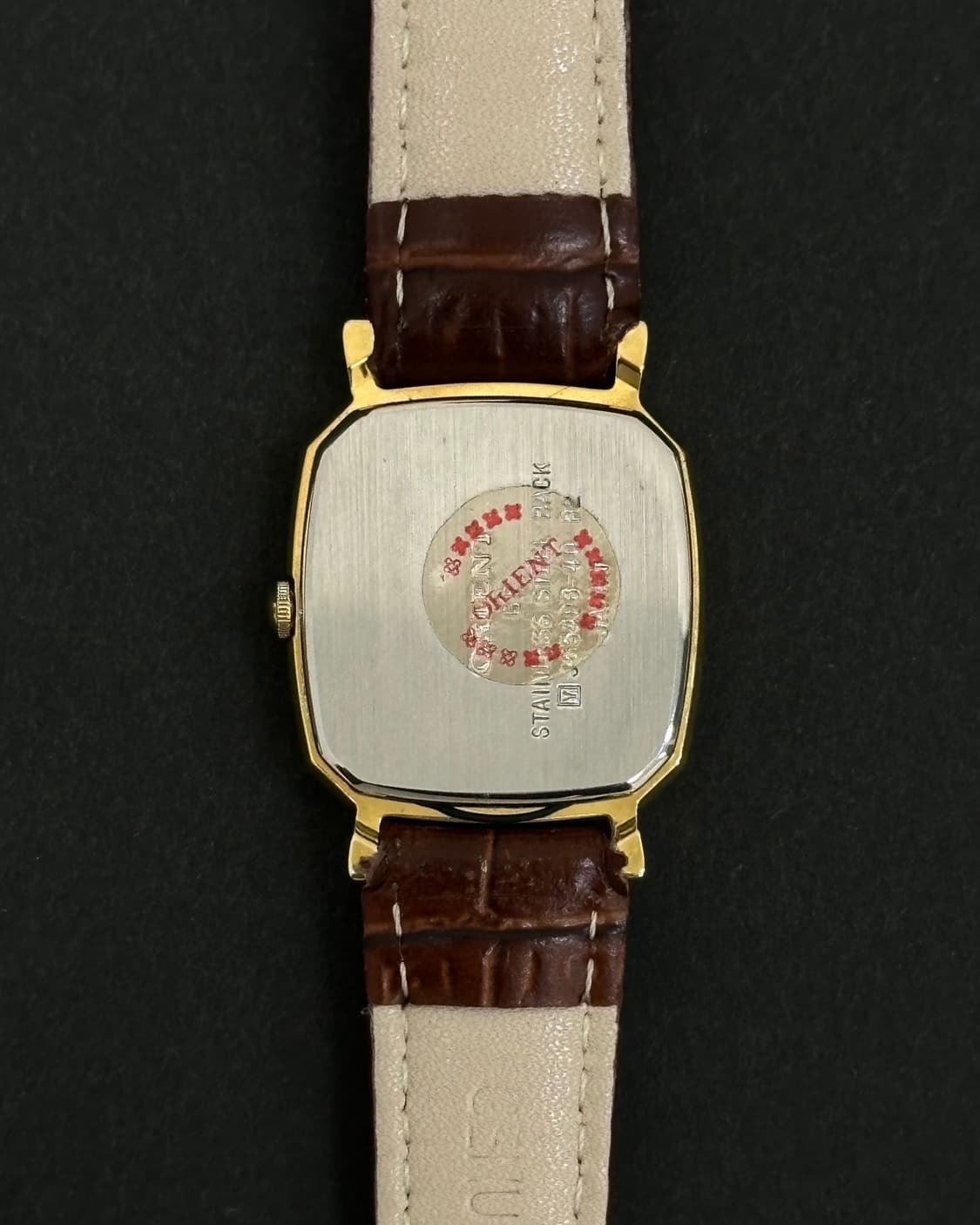 오리엔트 브라운 스트랩 쿼츠 시계 상품이미지6